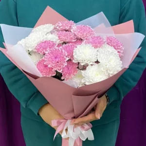 5 кустовых хризантем