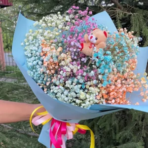 Букет из 6 гипсофил микс